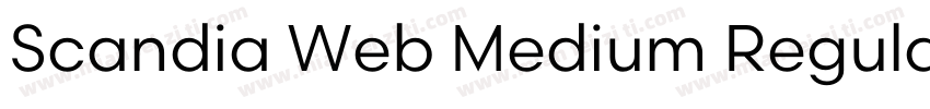 Scandia Web Medium Regular字体转换